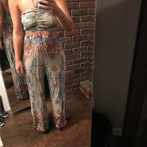 Wide leg jumpsuit